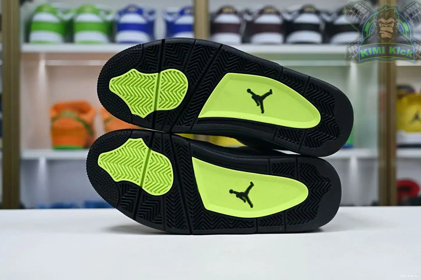 Kimikick Jordan Air 4 retro se'95neon Jordan 0614